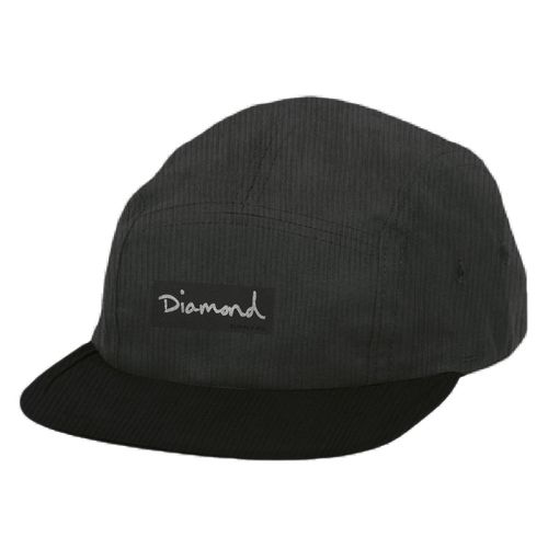Bone Unissex Diamond OG Script Corduroy 5 Panel PRETO-I25DIB05- -1-